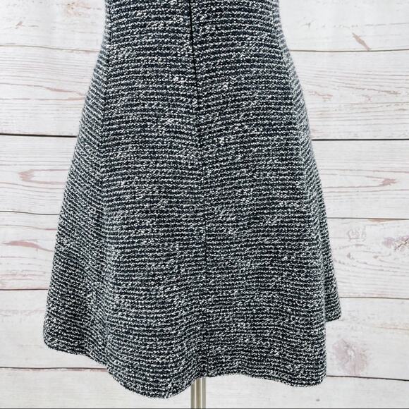 J. Crew black and cream fit and flare woven material dress - Picture 11 of 14